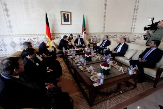 The German Vice-Chancellor and Federal Minister for the Economy and Climate on an official visit to Algeria