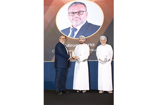 Miron Kibria wins Times Business Leader of the Year – Insurance Award-Oman