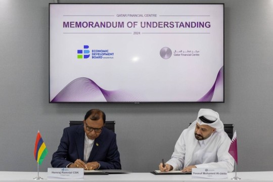 QFC signs MoU with EDB Mauritius to foster ties in financial sector