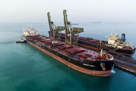 Bahrain Steel Receives ‘Ubuntu Unity’ – Largest Vessel from Anglo American with DR Pellet Feed-Bahrain