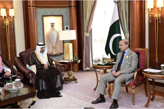 Sharif, Al-Falih discuss progress on $2.8bn business deals