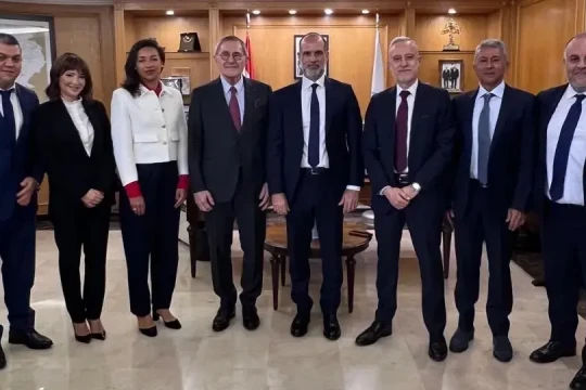 Rasamny Discusses IMEC Project with French Envoy, Meets MP Hajj Hassan