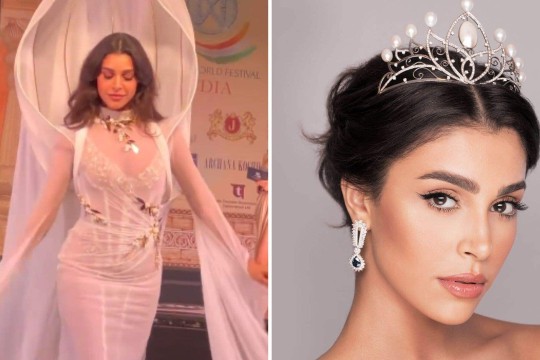 Elegance and tradition: Miss Lebanon dazzles in Nicolas Jebran's creation at Miss World