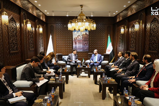 Syrian Chambers of Commerce, South Korean Ambassador Discuss Boosting Joint Projects