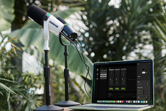Shure empowers content creators with next level recording and streaming equipment: Introducing the new MV7 + Microphone