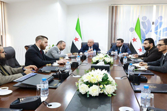 Al- Skaf, Badr discuss ways to enhance administrative performance efficiency-Syria