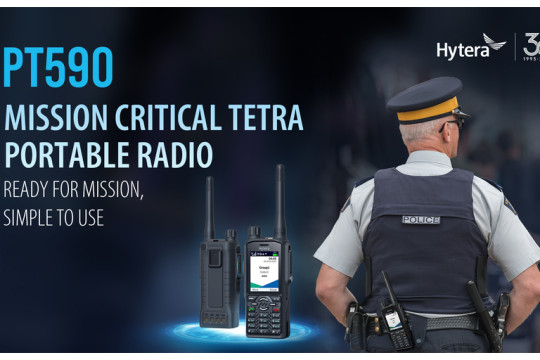 Hytera Launches New Generation TETRA Portable Radio PT590