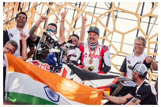 India’s Hero MotoSports Achieves Second Position at the Dakar Rally 2024