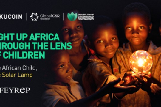 KuCoin Lights Up Africa: 100 Reading Lamps Delivered to Students at Cornelia Connelly College