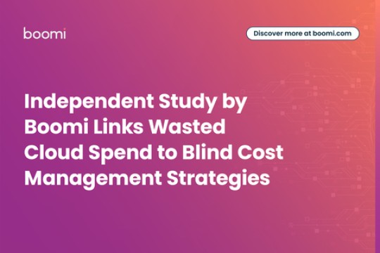 Independent Study by Boomi Links Wasted Cloud Spend to Blind Cost Management Strategies