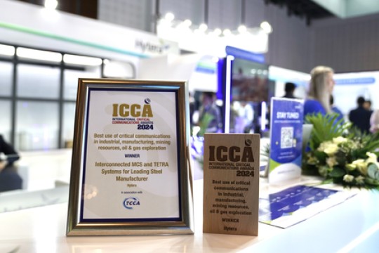شركة Hytera تفوز بجائزة ICCAs لعام 2024 مع حل نظام MCS