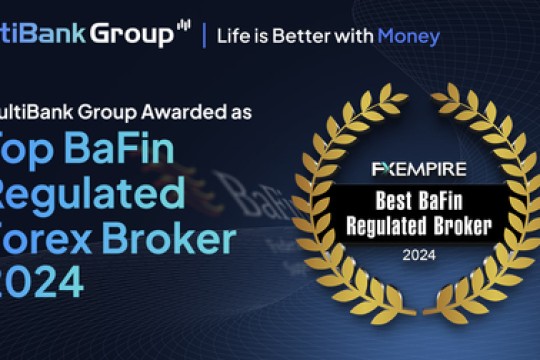تم الاعتراف بمجموعة MultiBank Group كأفضل وسيط فوركس خاضع لرقابة BaFin