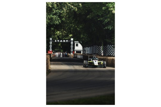 Indy Autonomous Challenge AI Racecar Presented by Bridgestone Sets Autonomous Hillclimb Record at the Goodwood Festival of Speed