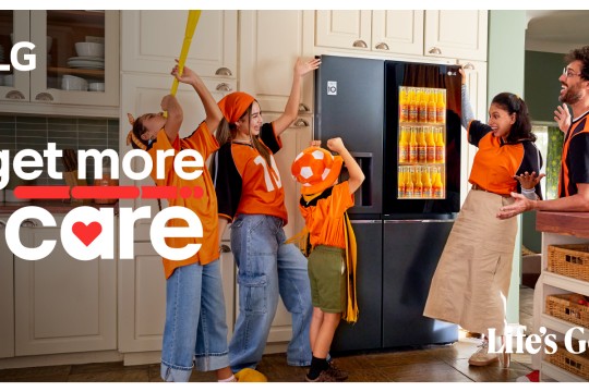 العائلة والمنزل موضوع أحدث حملة لشركة إل جي "الحياة أفضل عندما تحصلوا على المزيد من العناية"