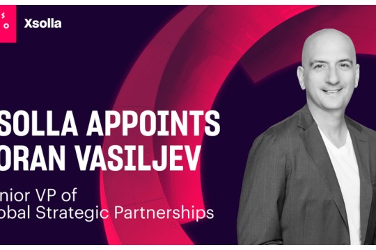 Xsolla Appoints Zoran Vasiljev as Senior Vice President of Global Strategic Partnerships