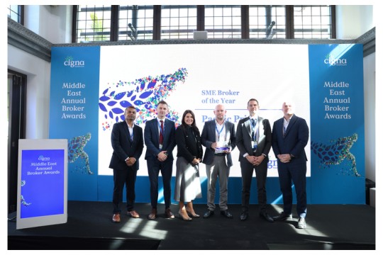 Pacific Prime Dubai Honored Twice at Annual Cigna Healthcare Broker Awards Ceremony