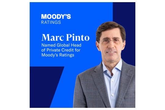 Marc Pinto يتولى منصب رئيس الائتمان الخاص العالمي لدى Moody’s Ratings