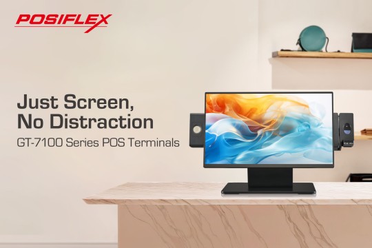 Posiflex تزيح الستار عن سلسلة GT-7100 من أجهزة نقاط البيع الطرفية بتصميم أنيق للغاية وأداء فائق