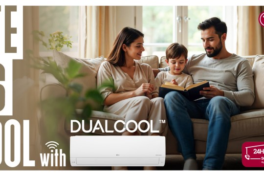 Chill Out in Comfort as Temperatures Rise with LG’s DualCool Tropical Split Air Conditioners