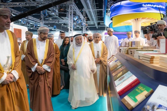 Sharjah Ruler visits Muscat International Book Fair and signs his latest work: The Portuguese in the Sea of Oman: Annals of History 1497 CE - 1757 CE