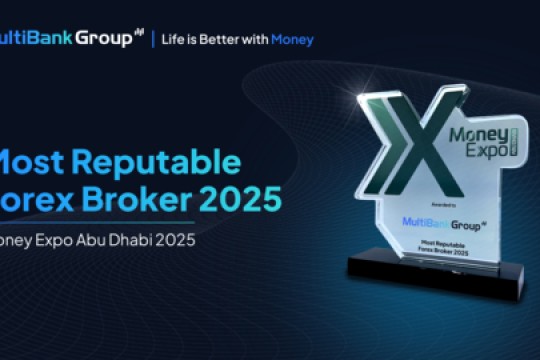 MultiBank Group تُكرّم كأفضل وسيط فوركس لعام 2025 في معرض Money Expo Abu Dhabi 2025