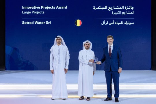Belgium’s Sotrad Water honoured with global award in Dubai for solar-powered drinking water innovation