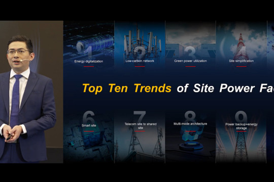 هواوي تكشف النقاب عن أفضل 10 اتجاهات في بناء البنية التحتية للطاقة في الموقع