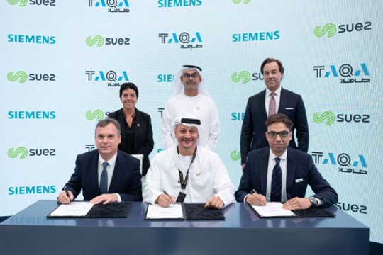 Suez, Taqa and Siemens join forces for future of desalination-UAE