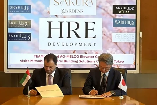 HRE Development seals landmark partnership with Mitsubishi Corporation-UAE