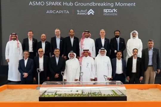 ASMO begins construction of 1.4m sq m logistics hub at SPARK