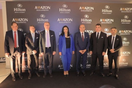 Amazon Developments, Hilton contract to manage 5-star hotel within Capital Diamond Tower