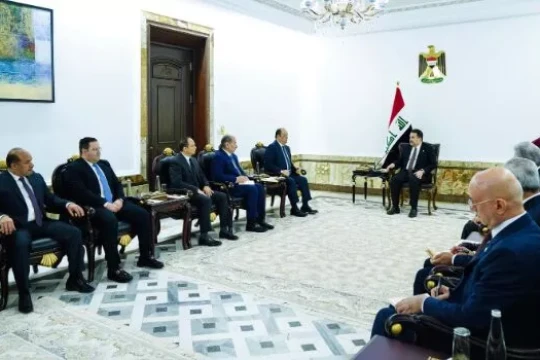 Iraqi PM meets Egyptian Business Delegation